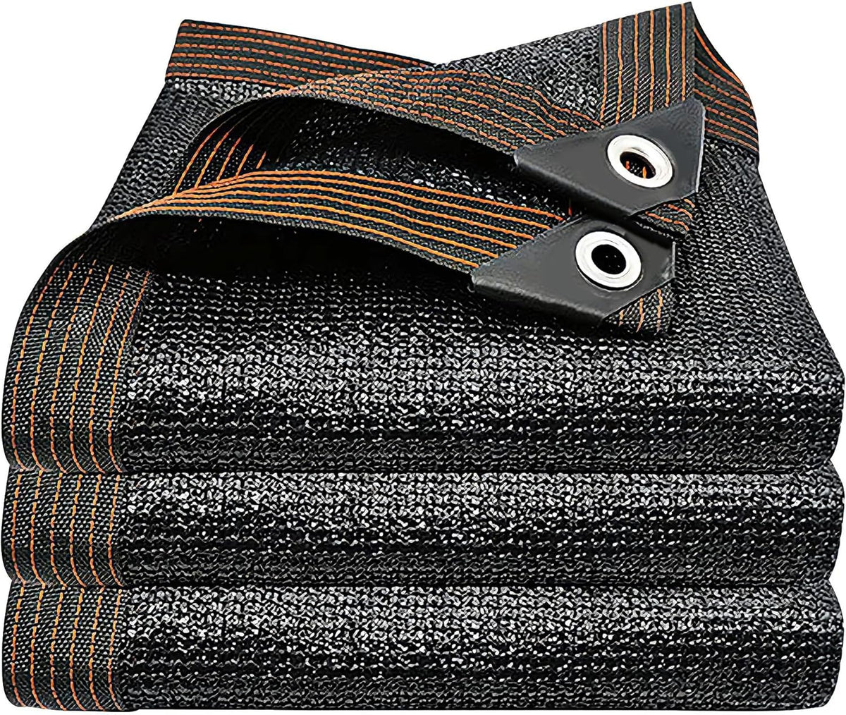 winemana 40% Black Shade Cloth, 6.6 x 6.6 FT Durable Mesh Tarp with Grommets, Resistant Garden Sun Shade Netting, Shading Antifreezing for Pergola, Greenhouse, Plants Growing, Chicken Coop