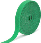 Reusable Plant Ties for Climbing Plants Hook and Loop Green Nylon Plant Straps Tape Double Sided Garden Tie Strap Reusable Adjustable Gentle Support for Vines, Trellis, Tomato (1/2 Inch x 16.4 ft)