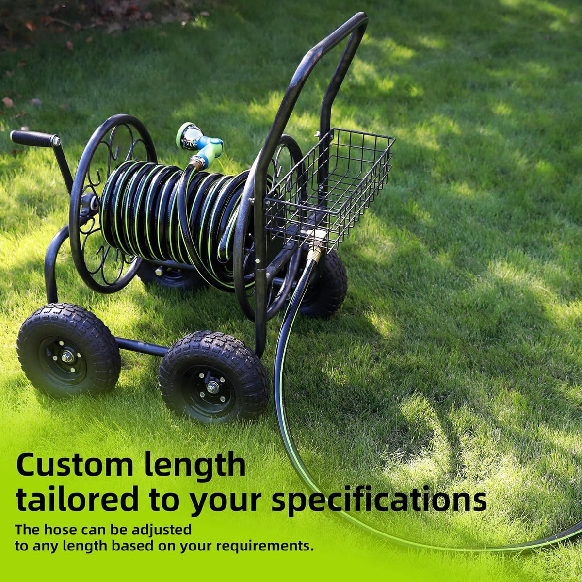 Worth Leader Short Garden Hose 3/4 in. x 2 ft. -Heavy Duty Durable Lightweight PVC Rubber Water Pipe for Agriculture, Lawn Care & Commercial Use -No Kink, Flexible, Leakproof, Male to Female Fittings