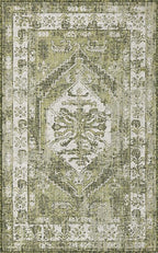 Unique Loom Outdoor Traditional Collection Area Rug - Valeria (3' 3" x 5' 3" Rectangle, Green/ Light Green)