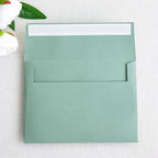 PONATIA 50 Pieces 5x7 Envelopes, Sage Green A7 Envelopes Self Seal for Weddings, Invitation Cards, Photos, Postcards, Greeting Cards Mailing, Baby Shower, Graduation, Christmas Gift Cards