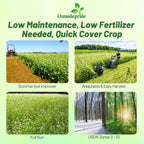 Outsidepride Buckwheat Seeds - 10lbs Annual, Fast-Growing, Easy to Grow Buckwheat Cover Crop Seeds for Green Manure, Bee Pasture & Pollinators, Wildlife Habitat, Soil Improvement, and Erosion Control