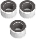 Nispira True HEPA Air Filter Replacement Compatible with hOmeLabs 3-in-1 Compact Ionic HEPA Air Purifier, 3 Packs (NOT COMPATIBLE WITH OTHER BRAND BUT ONLY HOMELABS COMPACT AIR PURIFIER)