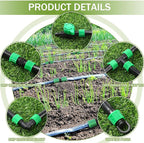 1000 ft 5/8 Inch Drip Tape Irrigation Kit Drip Tape 8 Mil 8" Spacing Hose Garden Watering Tubing System Automatic Irrigation Equipment for Plant, Landscape, Yard, Lawn and Farm