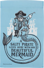 Primitives by Kathy Decorative Double-Sided Garden Flag - Salty Pirate Beautiful Mermaid