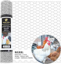 Chicken Wire 24 in x 100 FT x 2” Mesh x 20GA | Poultry Wire Netting | Hot Dipped Galvanised | Hexagonal Galvanized Mesh for Chicken Coop, Rabbit Cage, Fence Barrier PM24x100x2