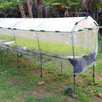 Jetec 128 Pieces PVC Pipe Clips Covers 2.4 Inches Long Greenhouse Clamps for Netting for Greenhouses Garden Shelters Bird Protection(For 1/2 Inch PVC Pipe,Green)
