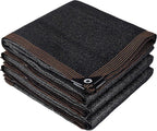 winemana 70% Black Shade Cloth, 12 x 8 FT Durable Mesh Tarp with Grommets, Resistant Garden Sun Shade Netting with Taped Edge for Plant Cover, Greenhouse, Patio, Tomatoes, Chicken Coop, Barn Kennel