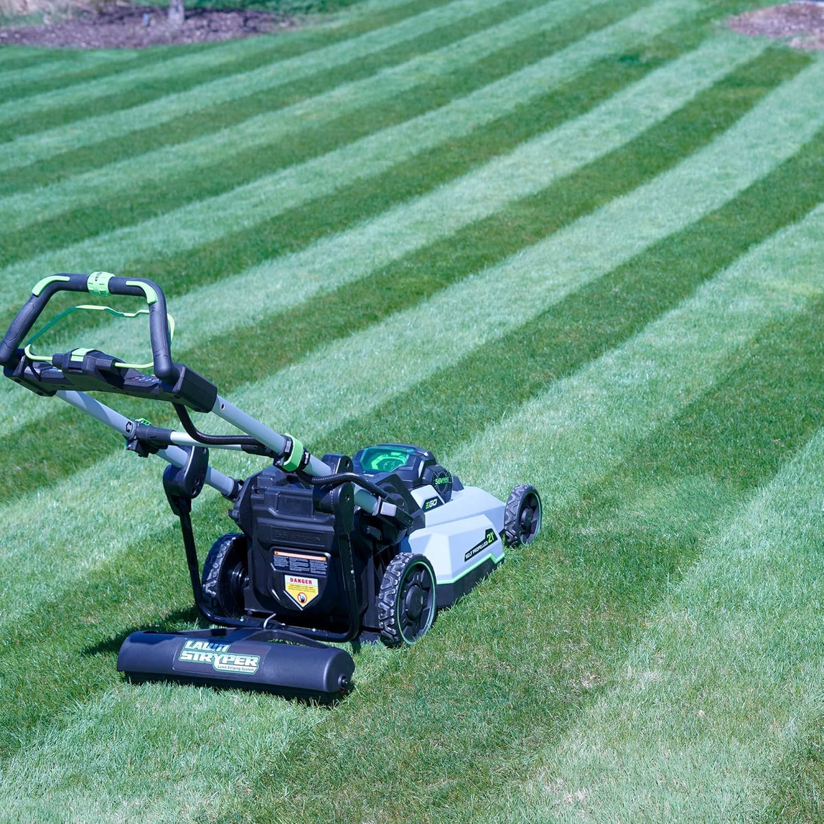 Generation 3 Lawn Striping System/Stripe Your Lawn Like A Ballpark/ONLY Works with EGO Battery Powered 21" Residential Walk-Behind Lawn Mowers (DOES NOT work with EGO 22" Aluminum and Composite Decks)