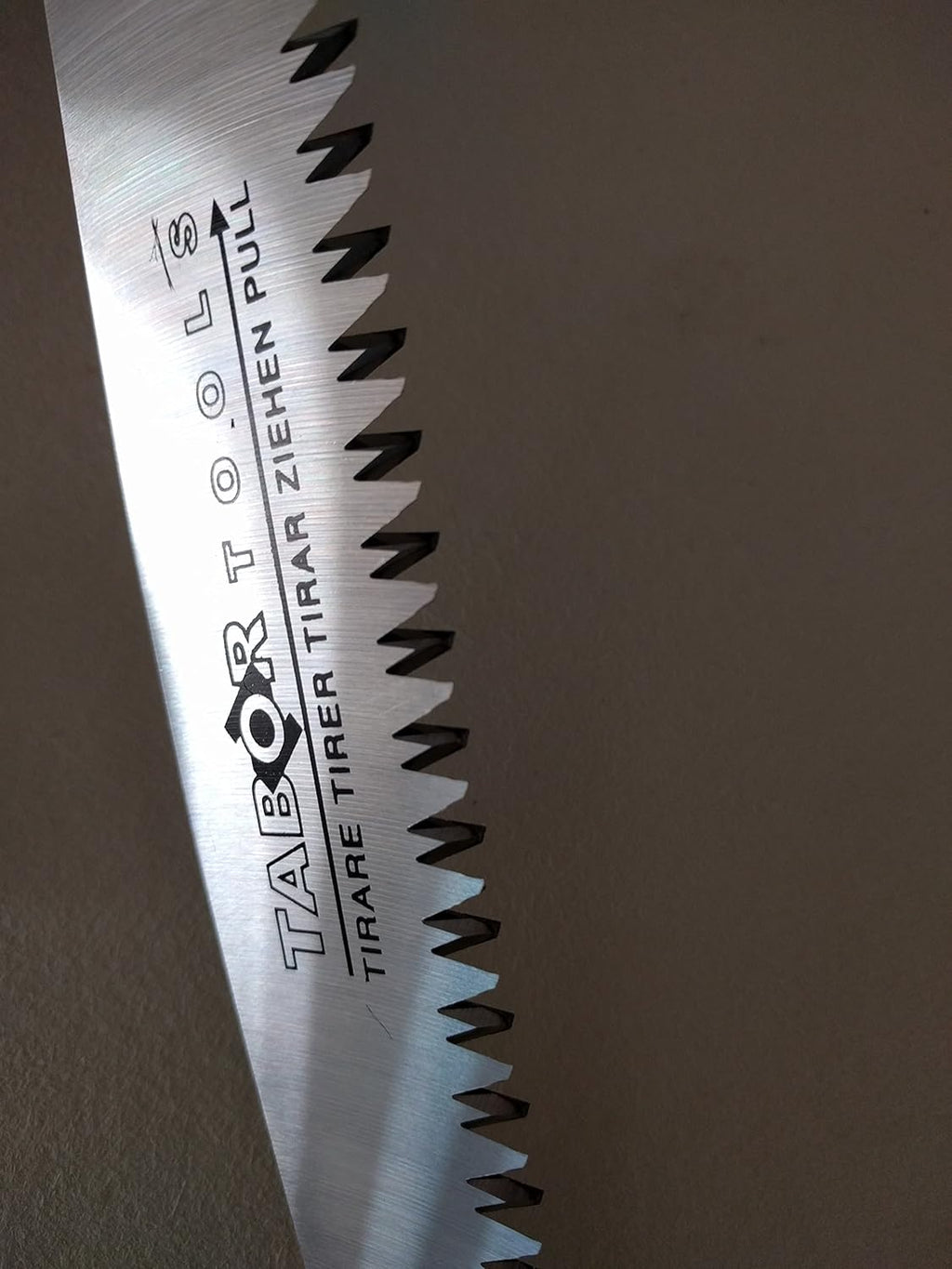 TABOR TOOLS Pruning Saw with Sheath, 10 Inch Hand Saw with Straight Blade and Holster, Suitable for Trimming Tree Branches and Clearing Forest Trails. TTS32A. (10 Inch, Straight Blade)