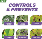 Earth's Ally Pro 3-in-1 Plant Spray 2.5 gal Super Concentrate | Insecticide, Fungicide & Spider Mite Control, Use on Indoor Houseplants and Outdoor Plants, Gardens & Trees - Insect & Pest Repellent
