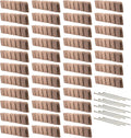 Beuta Landscape Edging | Garden Edging Border | Faux Stone Block XL for Lawn Edging, Flower Beds & Yard Edging – 40 Pack | Each Section Has 6 Blocks 48" L x 4" W x 9.5" H | 120 Spikes | Cobblestone
