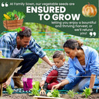 Tomato Seeds | 10 Invidiual Packs | 2025 Season | Non-GMO | Roma, Brandywine, Cherry & More! | for Planting Indoor & Outdoor | by Family Sown