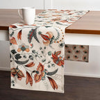 Maison d' Hermine Table Runner 100% Cotton Double Layer Table Runners 108 inches Long for Thanksgiving Christmas Decorations Home Kitchen Dining Party Wedding (Dalida, 14.5" x 108")