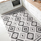 Keen Home Design Outdoor Rug - 8x10 Washable Indoor/Outdoor Rug for Patio, Balcony, Kitchen, Garden, Beach, Deck and Porch. Size: 7'9" x 10'2"