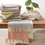 DII Woven Basic Tabletop Collection Chevron Table Runner, 15x108, Teal