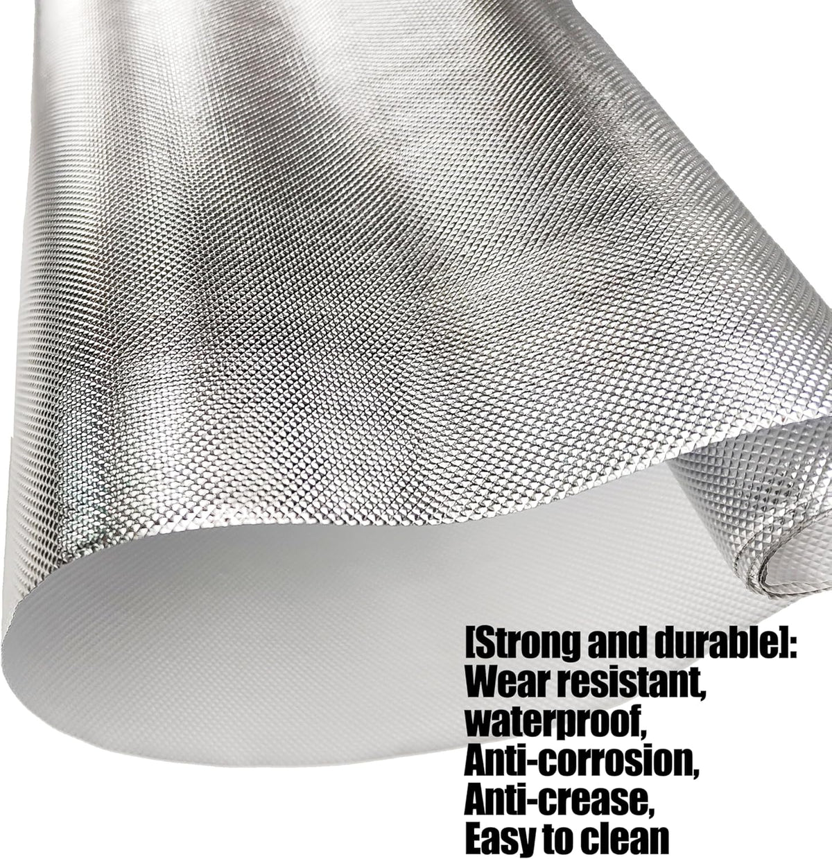 TEXALAN(R) Mylar Film Roll Diamond Film Foil Roll Highly Reflective for Grow Room 6 Mil 4X25FT