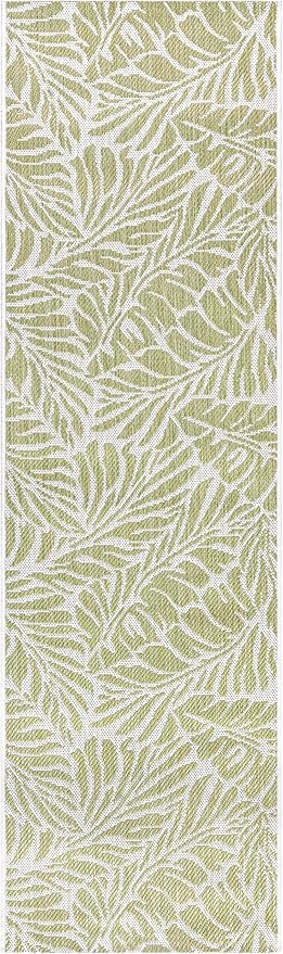 Keen Home Design Terrace Outdoor Runner Rug - 2x12 Washable Indoor/Outdoor Rug for Patio, Kitchen, Balcony, Beach, Garden, Deck and Porch, Size: 2'2"x11'10"