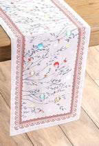 Maison d' Hermine Table Runner 100% Cotton Single Layer Table Runners 60 inches Long for Thanksgiving Christmas Decorations Home Kitchen Dining Party Wedding (Fairy Christmas, 14.5" x 60")