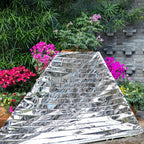Plant Growth Mylar Films High Reflective Mylar Film Garden Greenhouse Covering Foil Sheets for First Aid Blanket Growth Room Camping Simple Tent,82.6 x 51.2 Inch(6 Pieces)