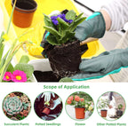 TDHDIKE 4" Small Plastic Plant Nursery Pot/Pots (100pcs) Seedlings Flower Plant Container Seed Starting Pots , Come with 100pcs Plant Labels