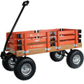 Berlin Flyer Sport Wagon - Model F410 - Amish Made in Ohio, USA - 10" No-Flat Tires (Orange)