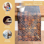 Maison d' Hermine Table Runner 100% Cotton Double Layer Table Runners 108 inches Long for Thanksgiving Christmas Decorations Home Kitchen Dining Party Wedding (Imperfection, 14.5" x 108")