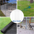 150 Pack U Shape Drip Irrigation Stakes, Heavy-Duty Garden Staples 6 Inch Galvanized Rust-Resistant Landscape Staples, Irrigation Hose Stakes Securing for Tube, Lawns, Landscape Fabric Barrier