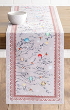 Maison d' Hermine Table Runner 100% Cotton Single Layer Table Runners 108 inches Long for Thanksgiving Christmas Decorations Home Kitchen Dining Party Wedding (Fairy Christmas, 14.5" x 108")