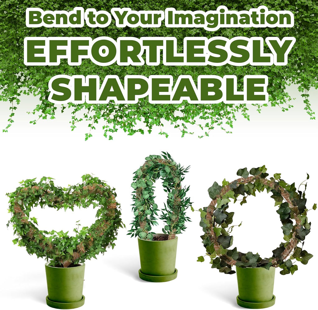 2 Pack 28 Inch Bendable Moss Pole Monstera Plant Support Stakes for Indoor Plants - Tall Moss Stick Trellis for Potted Climbers - Stem Support Accessories for Climbing Houseplants
