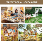 sancua Black Square Tablecloths 54x54 Inch, 2 Pack - Fabric Table Cloth for Square or Round Tables, Washable Polyester Table Cover for Dinner, Holiday Party, Decorative Display Tables