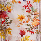Maison d' Hermine Table Runner 100% Cotton Single Layer Table Runners 36 inches Long for Thanksgiving Christmas Decorations Home Kitchen Dining Party Wedding (Amarante, 14.5" x 36")