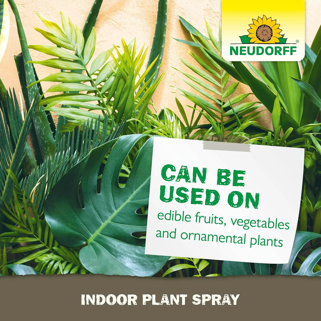 Neudorff Indoor Plant Spray for House Plants & Greenhouse, Kills Spider Mites, and Scale and 100+ Listed Insects on Contact for Organic Gardening, Contact Insecticide, Ovicide (32 oz)
