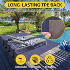 Marine Carpet,5 FT x 20 FT Deep Blue Indoor Outdoor Rug 0.2" Thick Boat Carpeting with Water-Proof TPE Backing, Non-Slip Outdoor Marine Carpet Roll for Home, Patio, Porch, Deck