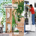 20 Pcs Plant Trellis for Climbing Plants, Chain Trellis, Garden Plant Wall Trellis, Vine Support Houseplant Accessories for Monstera, Pothos, Ivy, Climbing Plants Indoor Outdoor (Gold Moon and Star)