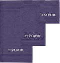 Chakir Turkish Linens | Hotel & Spa Quality 100% Cotton Premium Turkish Towels | Soft & Absorbent (Personalized 3-Piece Towel Set, Plum)