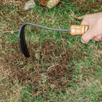 Kana Hoe 217 Japanese Garden Tool - Hand Hoe/Sickle is Perfect for Weeding and Cultivating. The Blade Edge is Very Sharp. (Beijing-022)