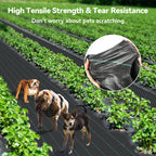iropro Weed Barrier Fabric 4ft x 300ft Heavy Duty Landscape Fabric