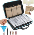 70 Slots Seed Storage Organizer, Garden Seeds Saver kit Seed Organizer with 20 Seed Envelopes, Write Label, Funnel, Tweezer for Flower Plants Vegetable Seed Saving (Seeds not Included)