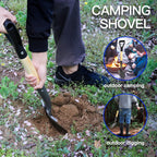 Small Short Handle Shovel - 28 Inches Overall Length - Kids Metal Sand Shovel for Digging and Gardening - Metal + Wooden