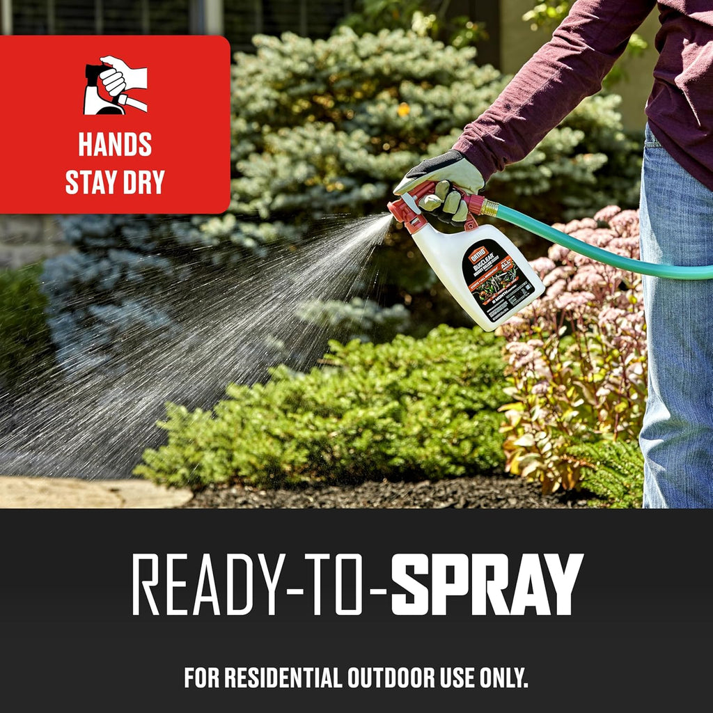 Ortho BugClear Insect Killer for Lawns and Landscapes Ready-to-Spray, Kills Periodical Cicadas, Mosquitoes, Ants, Spiders, Fleas, Ticks and More, 32 oz.