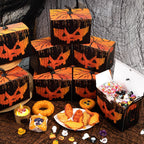 APLUSWER 20pcs Pumpkin Shaped Boxes with Simulated Stems, Large Halloween Treat Boxes Bakery Boxes Candy Boxes for Party Favors, Halloween Decor Boxes Centerpieces for Holiday Birthday Gifts
