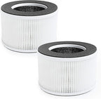 Flintar True HEPA Replacement Filter, Compatible with hOmeLabs Home 4-in-1 Compact HEPA Air Purifier HME020020N Only, AKJ050GE, 2-Pack