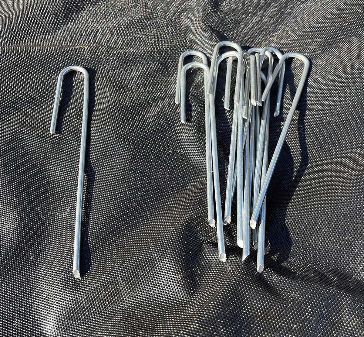 Sandbaggy 1000-Pack DRIP TUBING Stakes Landscape Staples | 5 inch Length - 11 Gauge Heavy Duty | Drip Anchors | Landscape Pins | Garden Lawn Nails | Designed to Hold Drip Tubing Up to 1/2" Diameter