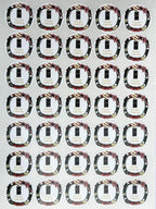 Custom Stickers for Weddings, Birthdays & Businesses - Personalized Labels with Your Logo - Waterproof, Fade and Heat Resistant - Pack of 100-1000 (Wreath I, 3.5 Inch)
