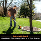 LawnMaster CLGT2412S 24V 12" Cordless String Trimmer 2.0AH Battery & Charger Included