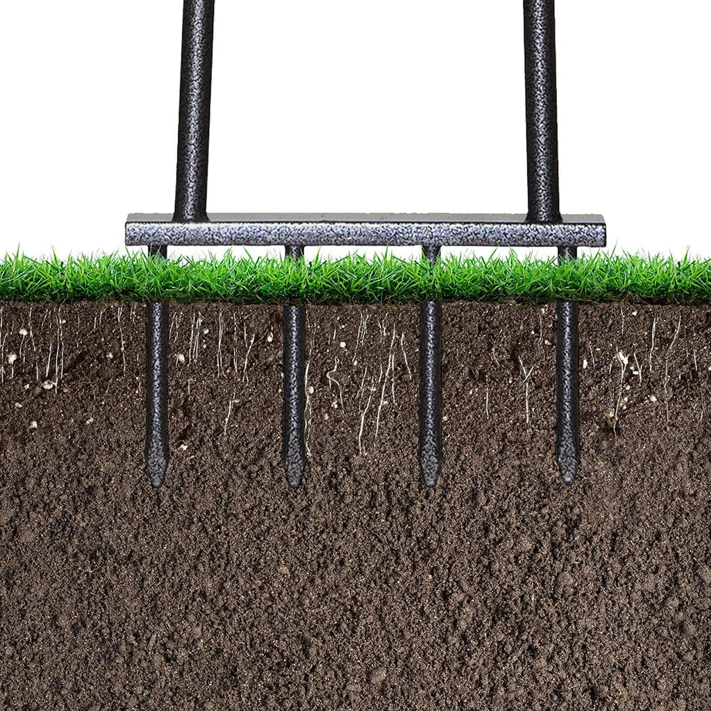 Yard Butler Aerators - Durable for Easy Lawn Care & Healthy Growth - Prevent Lawn Damage by Breaking Up Compaction - Ergonomic Gardening Tool, Spike Aerator