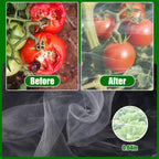 2 Pack Garden Netting, 10 x 33 FT Garden Mesh Netting, Ultra Fine Plant Net Covers, Gardening Raised Bed Barrier Row Cover, Plant Mesh Covers for Fruits Flowers Vegetables Crops