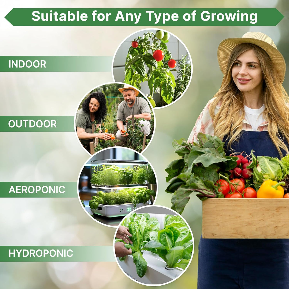 Organo Republic 14 Sweet & Hot Peppers Seeds Variety Pack - 1,030+ Non-GMO Heirloom Pepper Seeds for Outdoor and Indoor Home Gardening, Including Pepper Cayenne, Habanero, Jalapeno, Poblano, Serrano