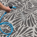 Keen Home Design Terrace Outdoor Throw Rug - 3x5 Washable Indoor/Outdoor Rug for Patio, Kitchen, Balcony, Beach, Garden, Deck and Porch, Size: 3'x5'